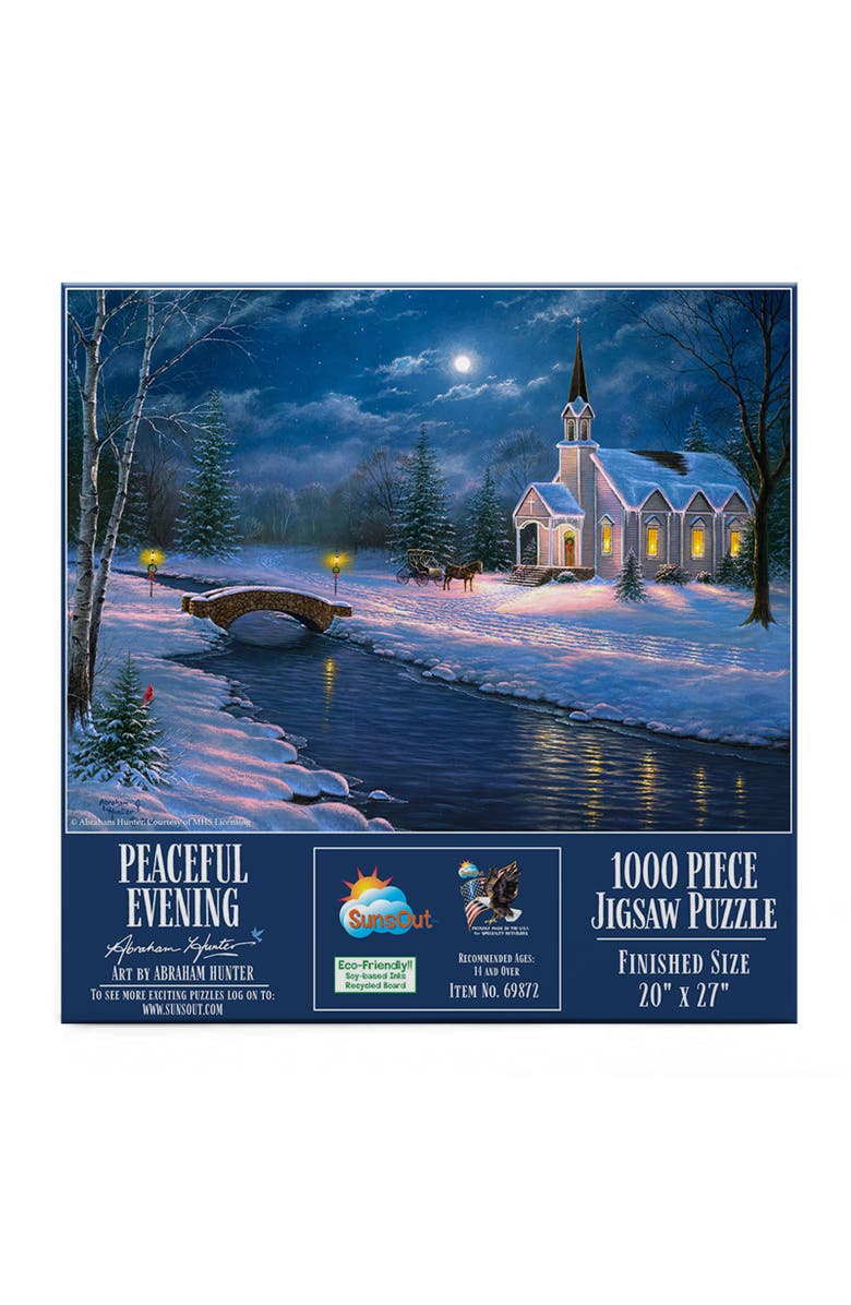 Sunsout Peaceful Evening 1000 piece Jigsaw Puzzle for Adults, Alternate, color, Multicolor