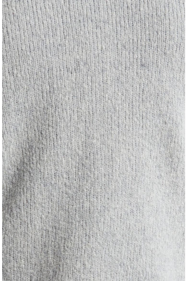 Full Zip Cashmere & Wool Blend Cardigan, Alternate, color, 038 LITE GREY