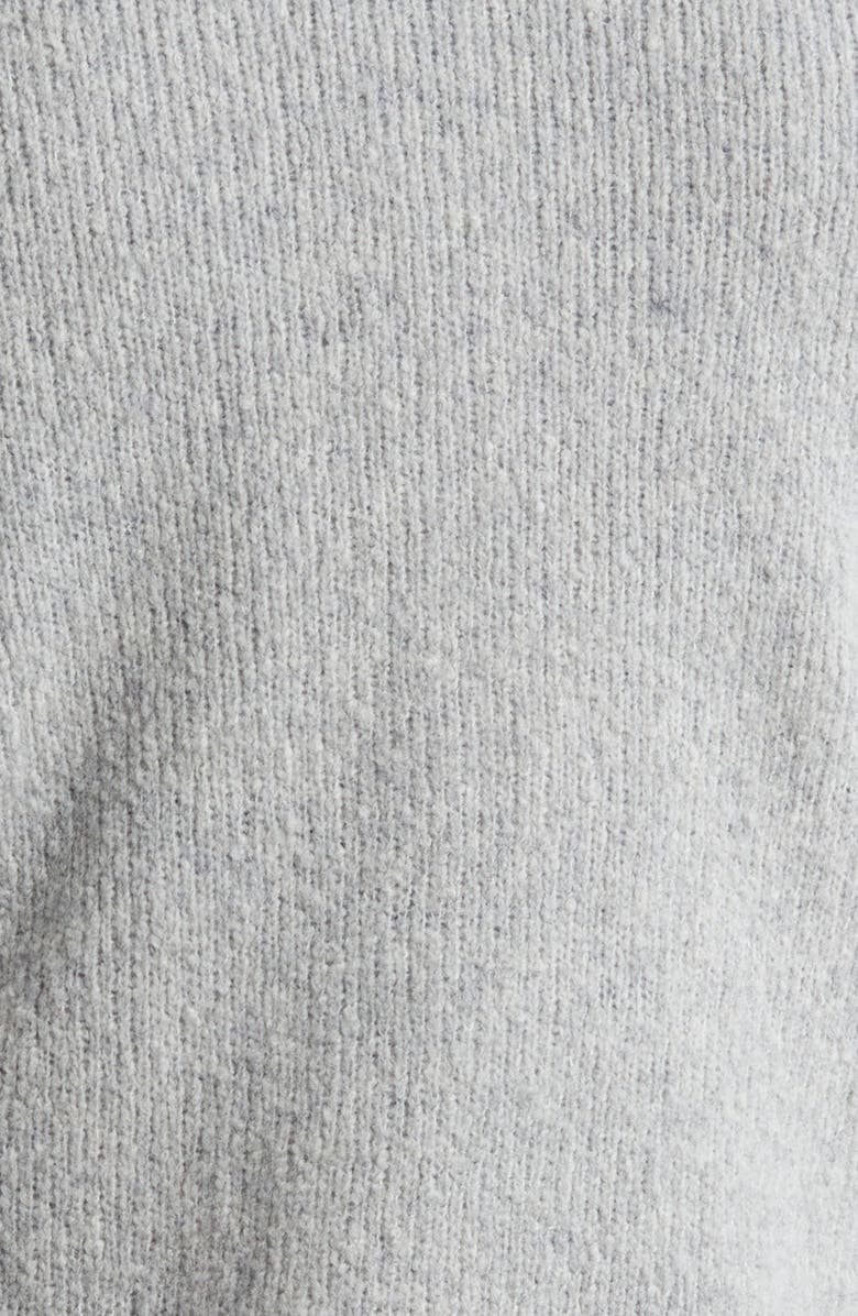 Thom Sweeney Full Zip Cashmere & Wool Blend Cardigan, Alternate, color, 038 Lite Grey