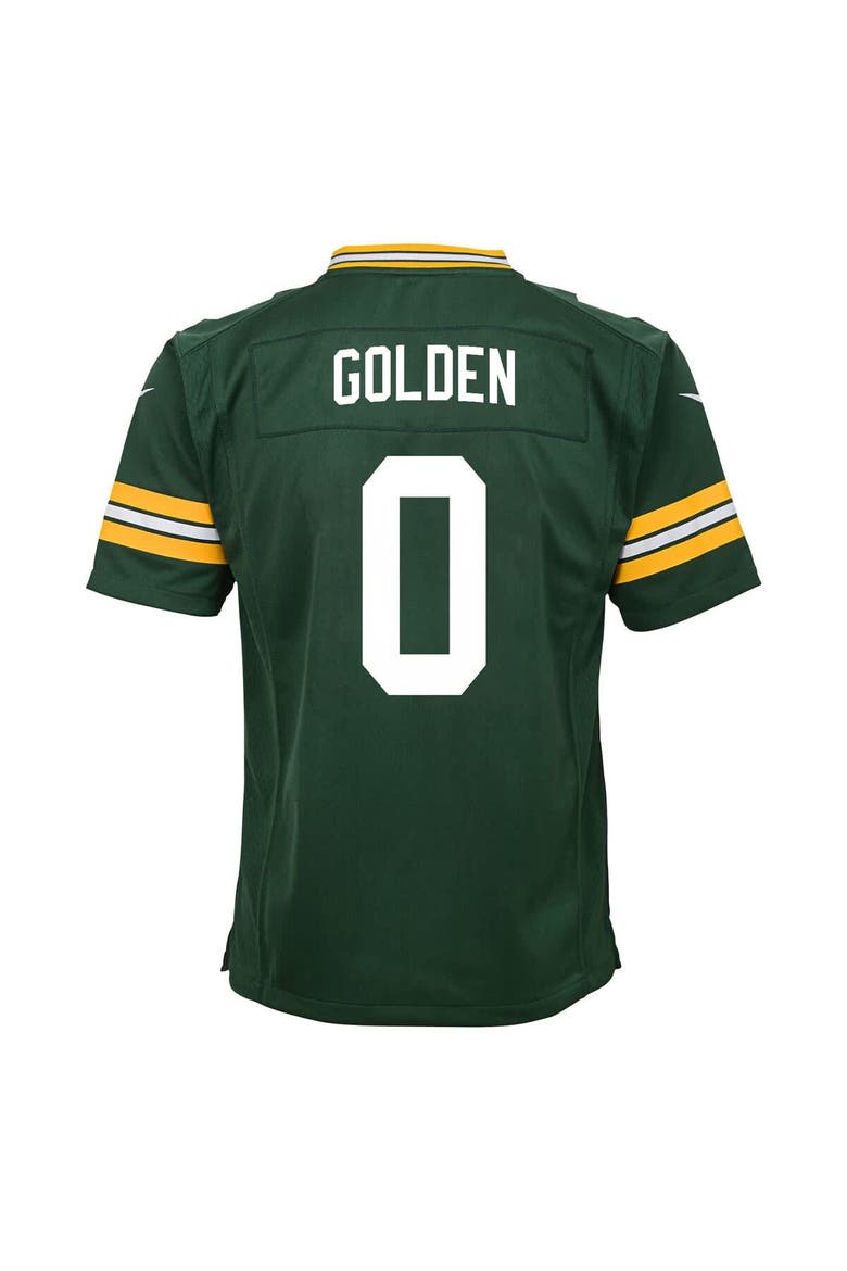 Youth Nike Matthew Golden Green Green Bay Packers Team Game Jersey, Alternate, color, Green
