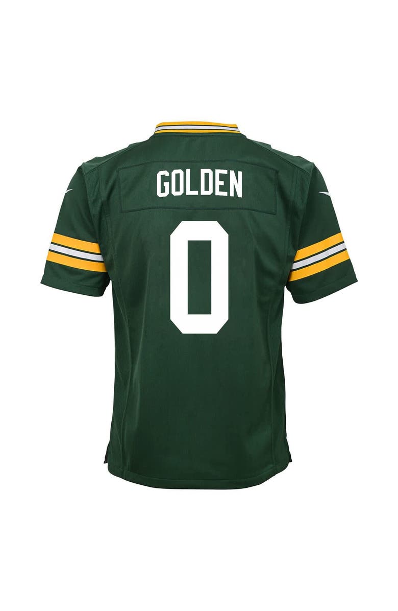 Nike Youth Nike Matthew Golden Green Green Bay Packers Team Game Jersey, Alternate, color, Green