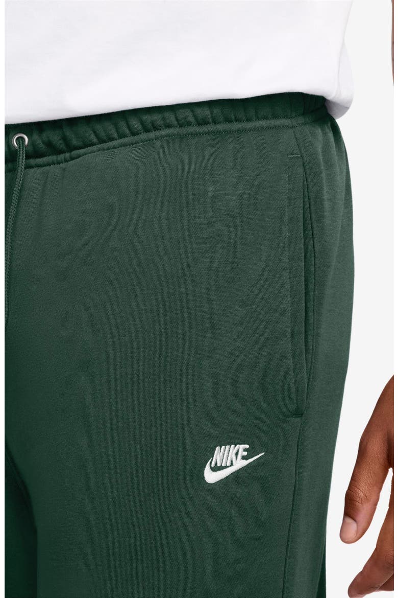 Club Fleece Bungee Pants, Alternate, color, FIR/ FIR/ WHITE