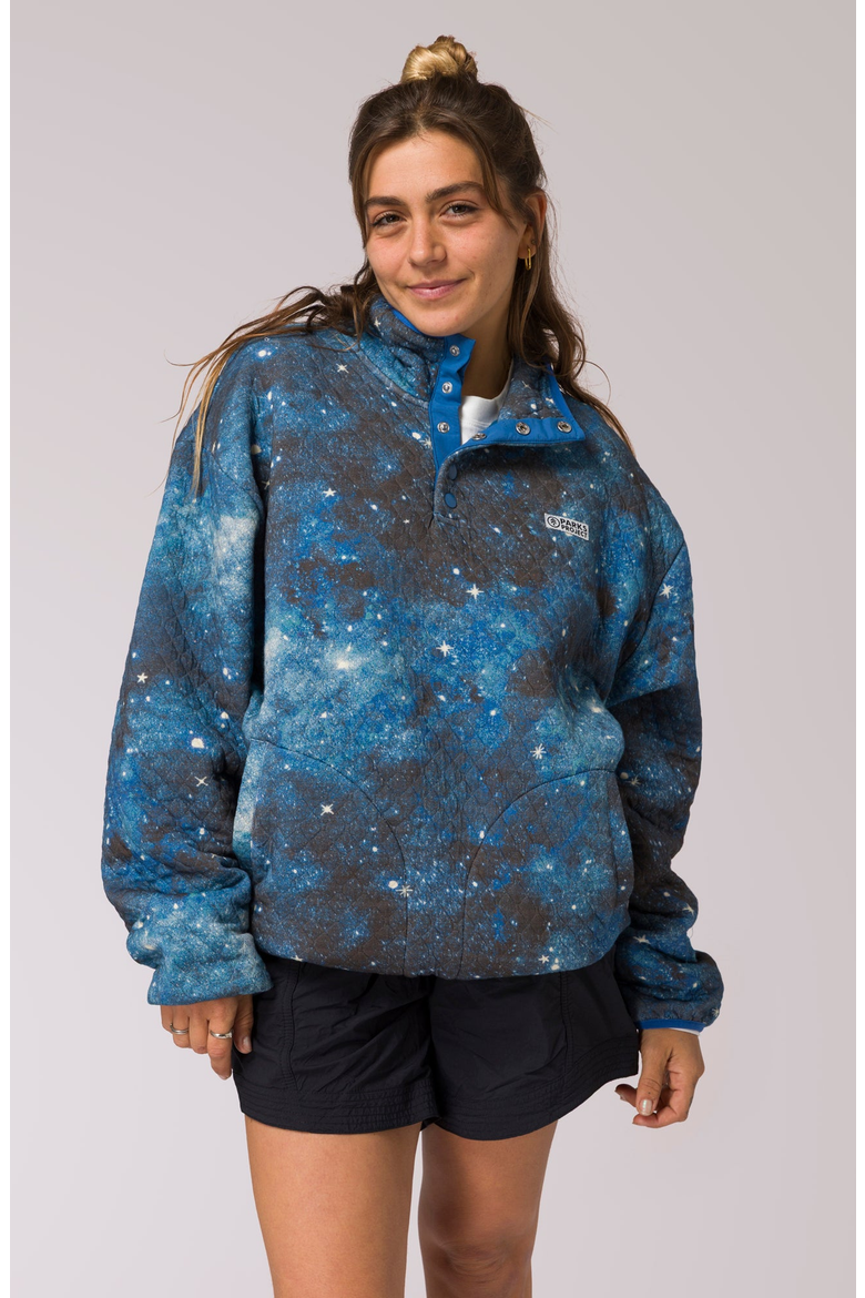 Joshua Tree Dark Sky Quilted Pullover, Main, color, Dark Sky
