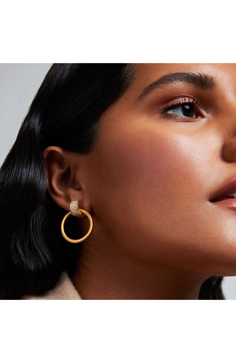 Dean Davidson Petit Pavé Drop Hoop Earrings, Alternate, color, 