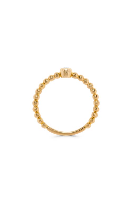 H.j. Namdar Diamond Bubble Stacking Ring In 14k Yellow Gold