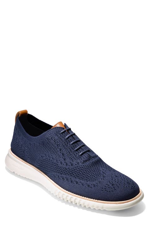 2.ZeroGrand Stitchlite Water Resistant Wingtip (Men)