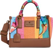Kurt Geiger London Small Chiswick Raffia Tote