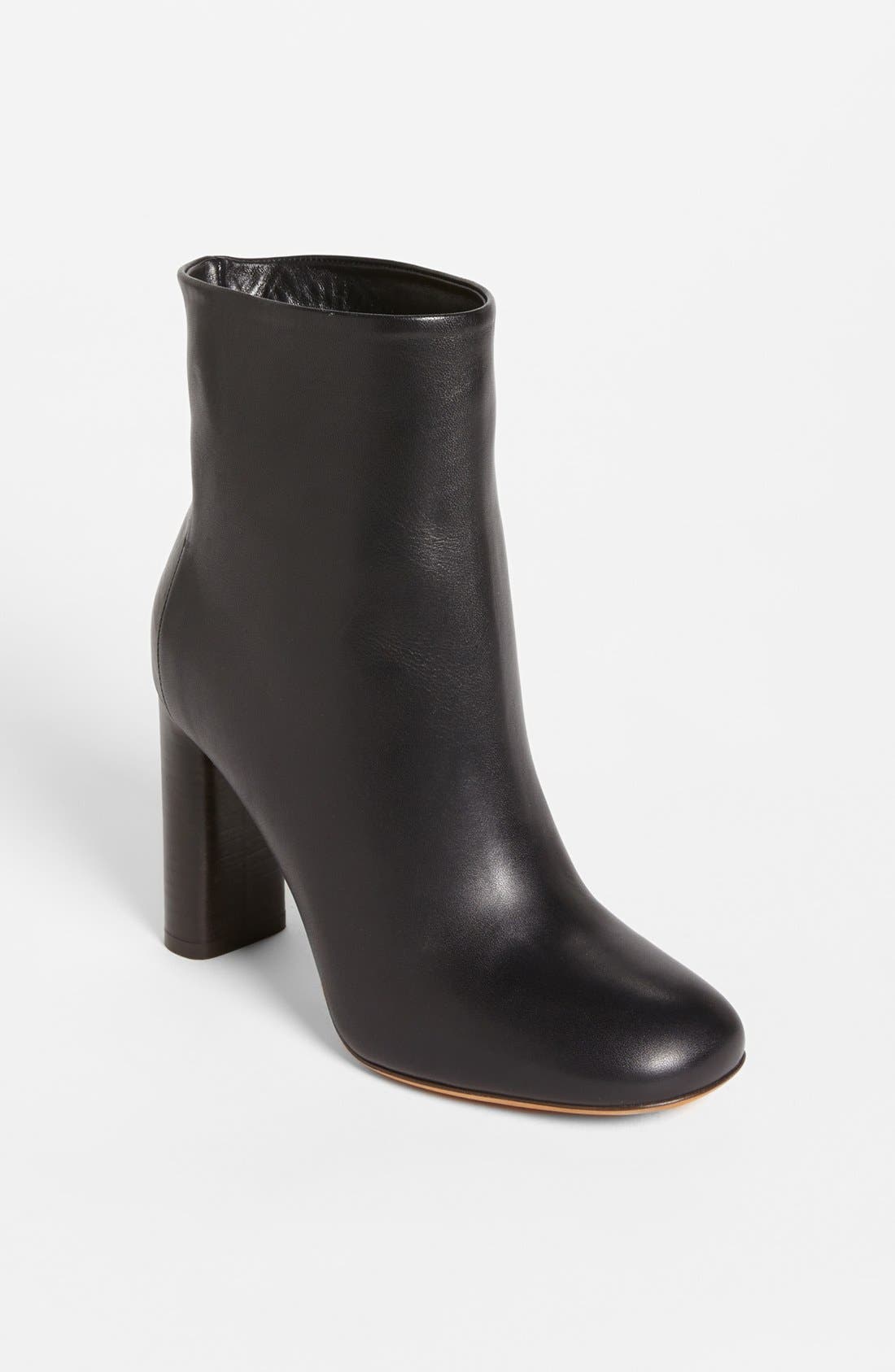'Paige' Bootie, Main, color, BLACK/ BLACK