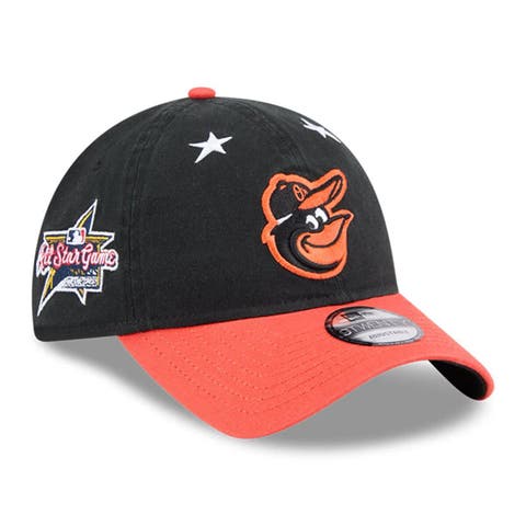 Men's New Era Black/Orange  Baltimore Orioles 2025 MLB All-Star Game 9TWENTY Adjustable Hat