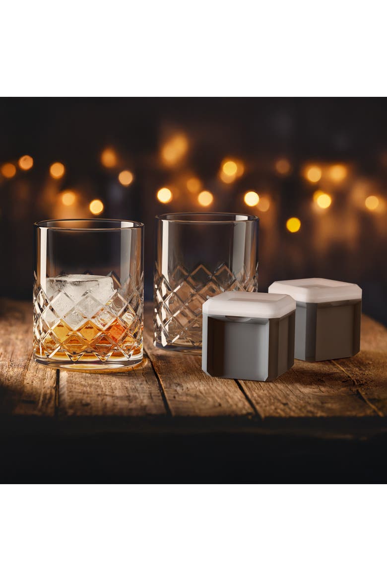 Yarai Double Old-Fashioned Glass Set, Alternate, color, Clear
