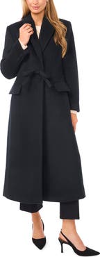 Ted Baker Bow Wool Blend Longline Coat