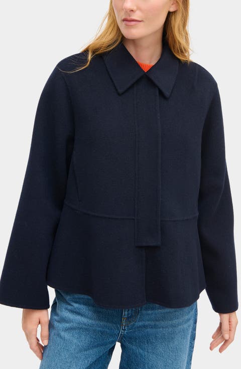 Paloma Peplum Wool Blend Jacket