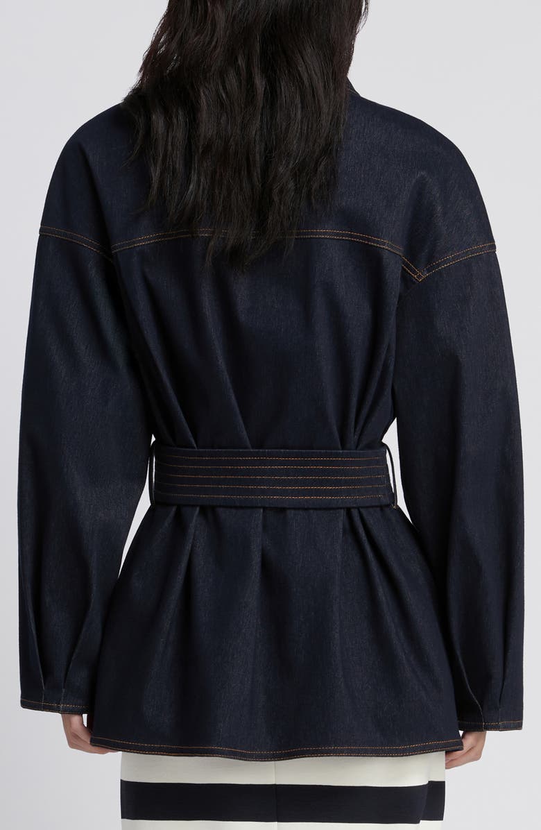 MM by Max Mara West Belted Jacket, Alternate, color, Midnight Blue