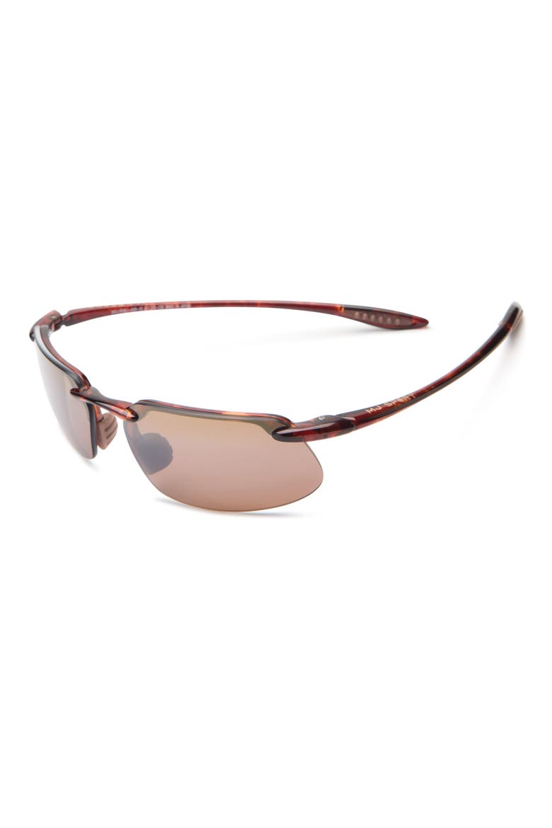 Polarized Rectangular Sunglasses, Alternate, color, TORTOISE TORTOISE BRONZE
