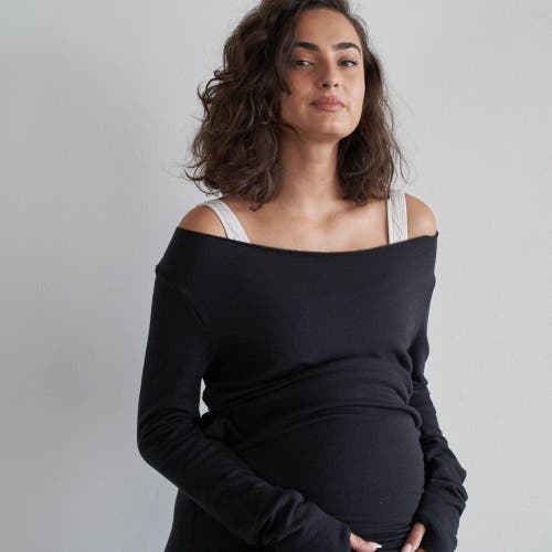 Eavolu Masai Mara Open-neck Tunic/dress In Coal Black