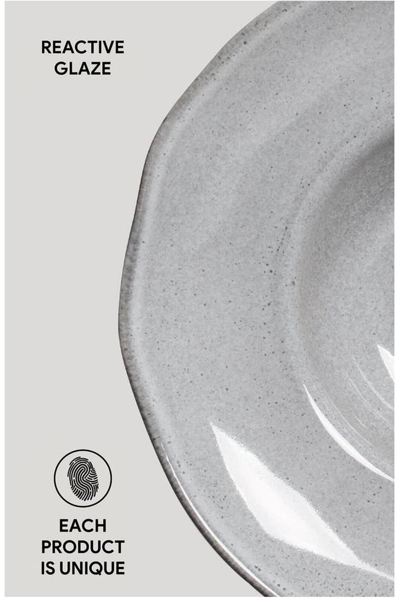 Deep Rim Plate Set of 4, Alternate, color, Dust