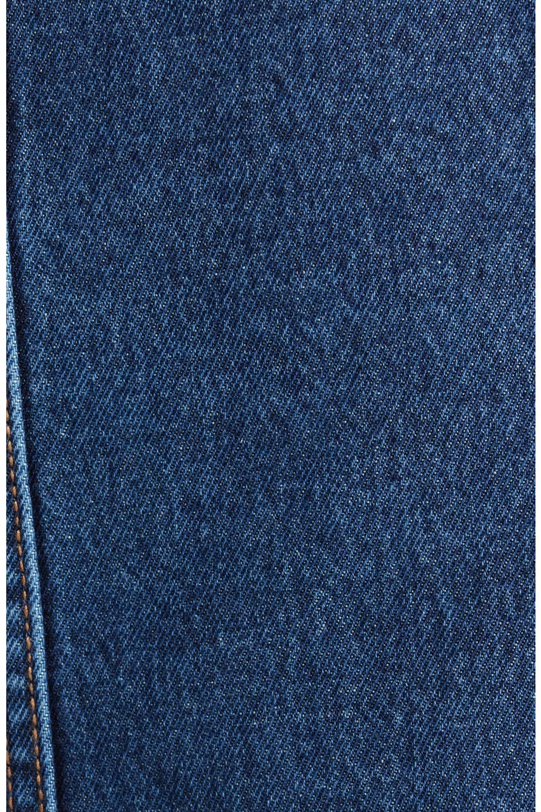 Classic Crop Denim Jacket, Alternate, color, DARK WASH