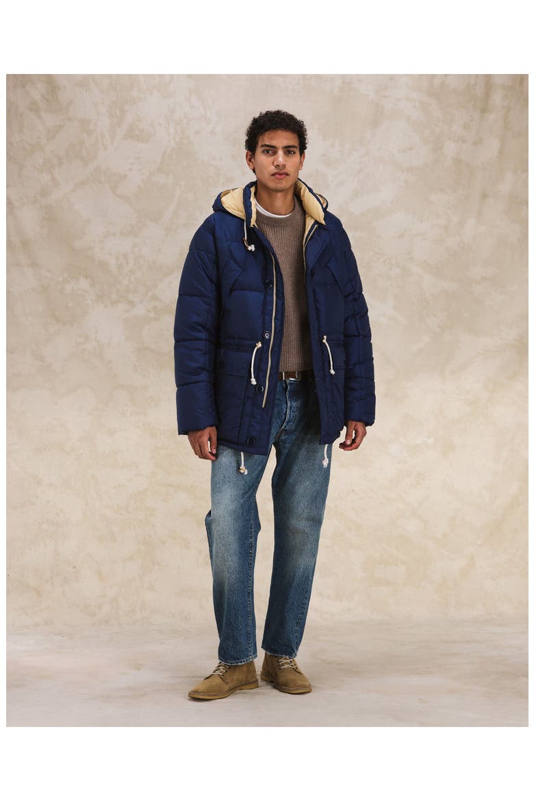 Hickory Padded Anorak Jacket, Alternate, color, BLUE