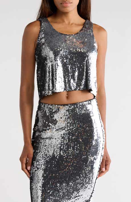 Octavia Sequin Tank Top