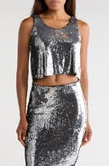 Young, Fabulous & Broke Octavia Sequin Tank Top