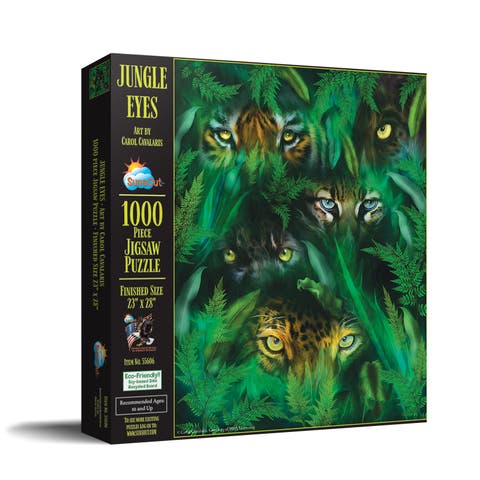 Jungle Eyes 1000 piece Jigsaw Puzzle for Adults