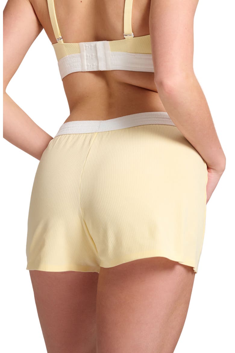 Organic Cotton Rib Boxer Short, Alternate, color, Lemonade