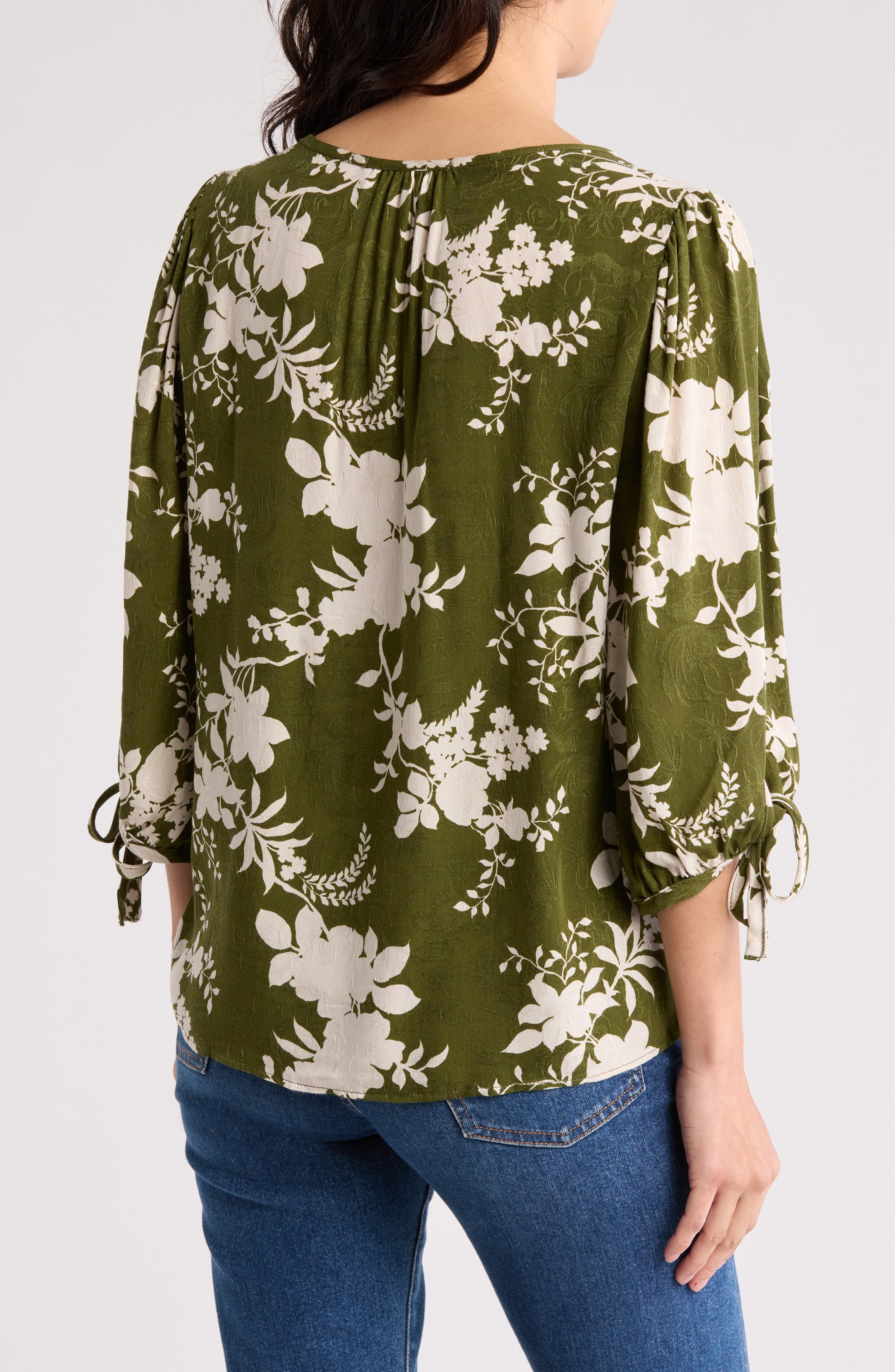 Jacquard Floral Top - image 4