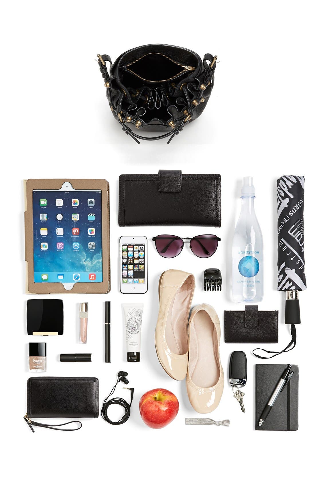 Alexander Wang 'Diego' Leather Bucket Bag, Alternate, color, 