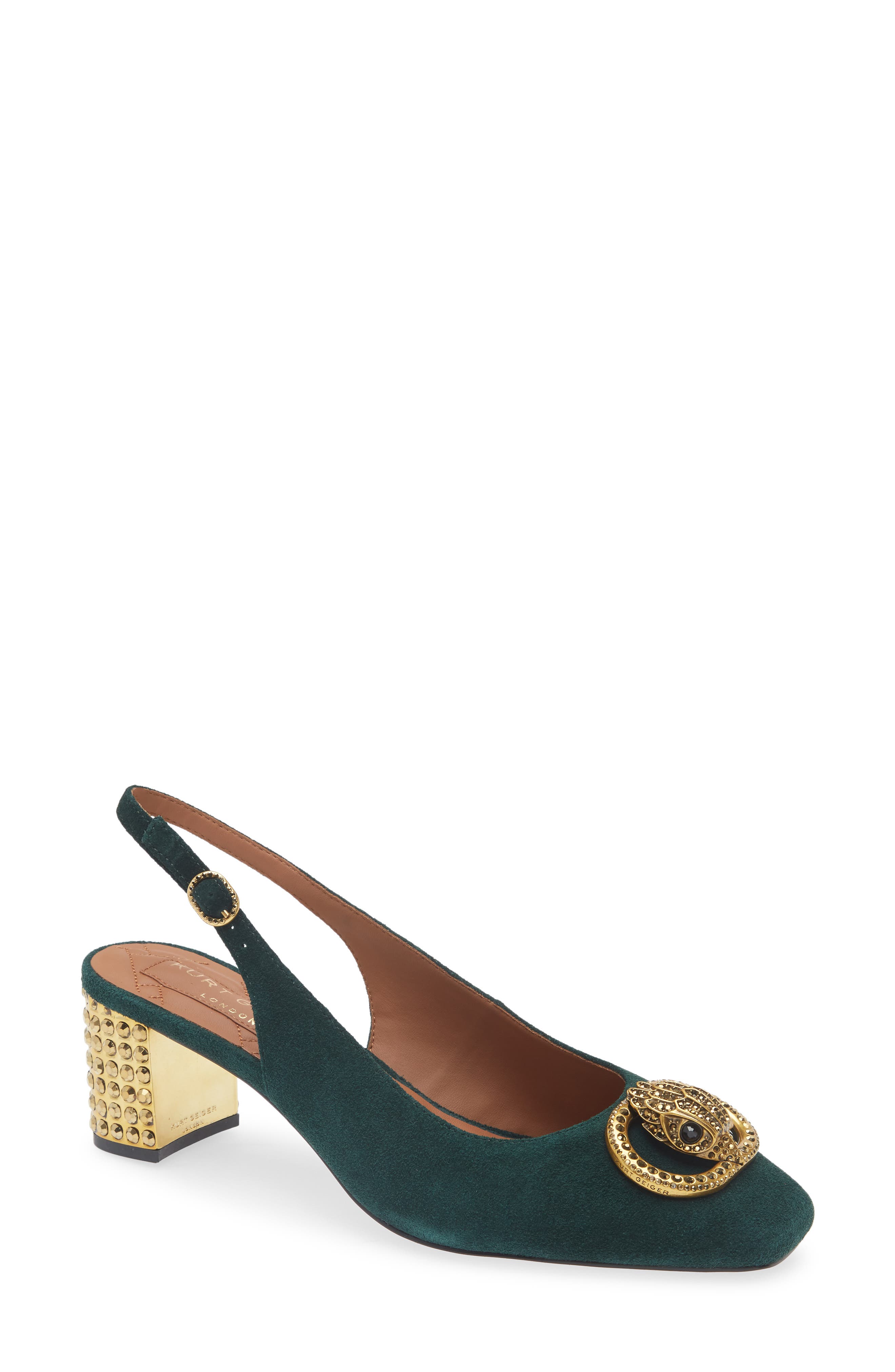 Chelsea Slingback Pump, Main, color, GREEN