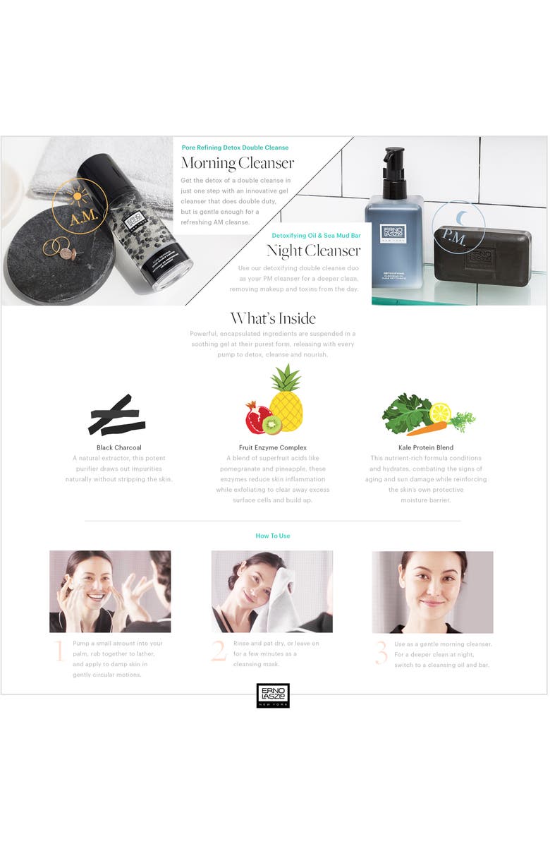 Erno Laszlo Pore Refining Detox Double Cleanse, Alternate, color, 