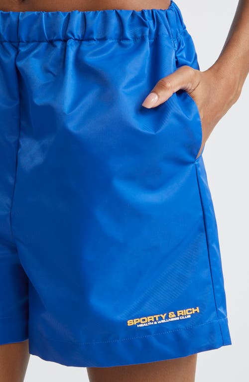 Sporty And Rich Sporty & Rich Bold Health Nylon Shorts