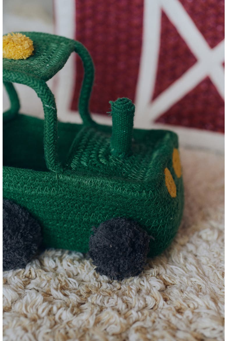 Tractor Basket, Alternate, color, GREEN