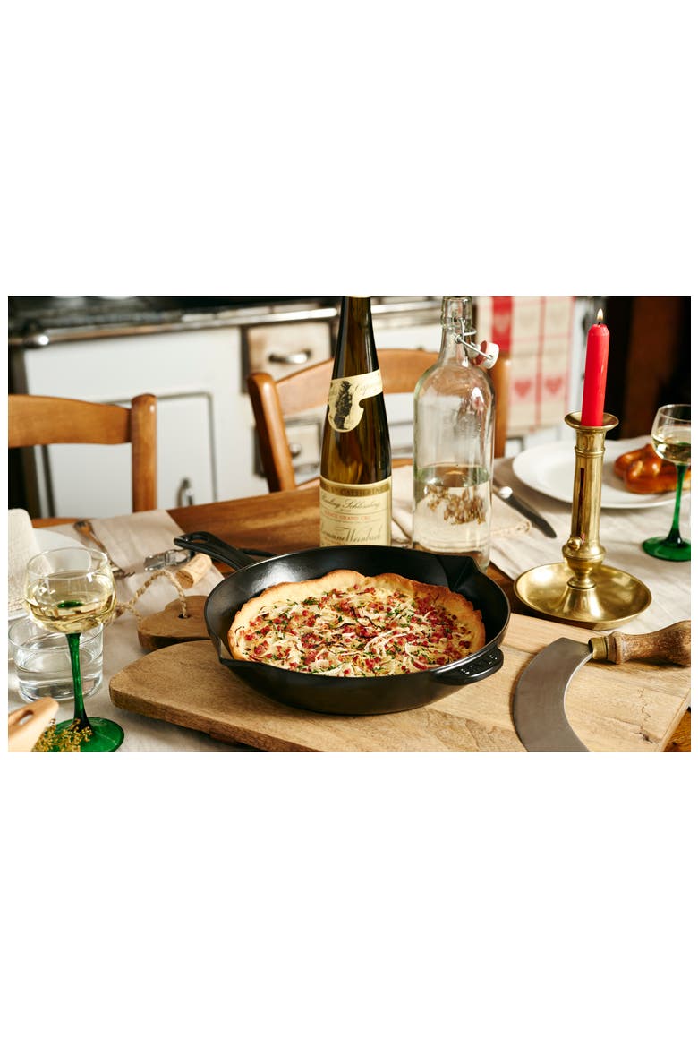 12-Inch Enameled Cast Iron Fry Pan, Alternate, color, GRAPHITE