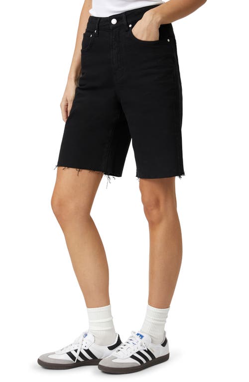 Mavi Jeans Selina High Waist Raw Hem Cutoff Denim Bermuda Shorts