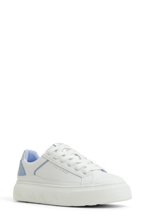 Ted Baker London Adison Platform Sneaker In Light Blue