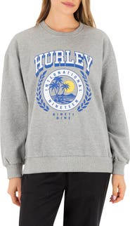 Hurley Academy Oversize Logo Sweatshirt