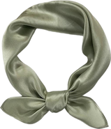 SILKSILKY Pure Silk Solid Color Square Scarf