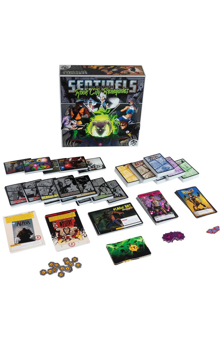 Greater Than Games Sentinels of the Multiverse Rook City Renegades Expansion, Alternate, color, Multicolored