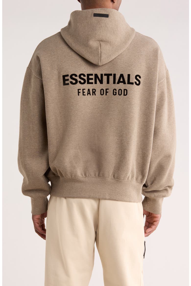 Classic Fit Fleece Hoodie, Main, color, HOMESTEAD HEATHER