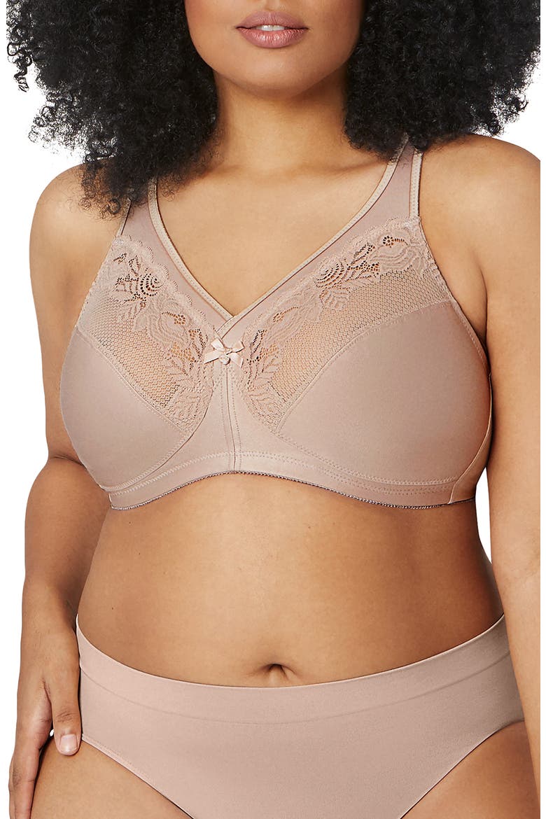 MagicLift® Minimizer Bra, Main, color, BROWN