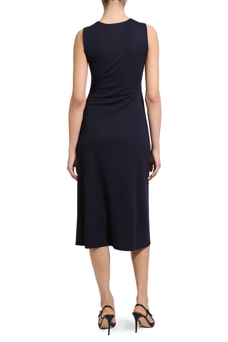 Drape Tuck Sleeveless Dress, Alternate, color, MIDNIGHT NAVY