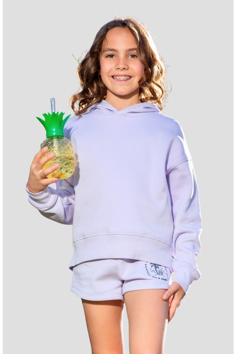 Kids' Cloudsoft Everyday Hoodie, Alternate, color, LILAC DENIM