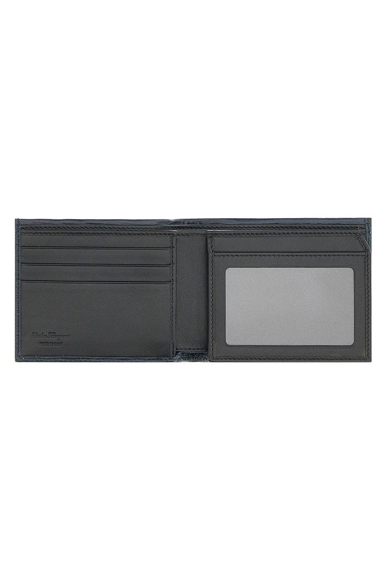 Revival Double Gancio Bicolor Wallet, Alternate, color, DEEP OCEAN NERO