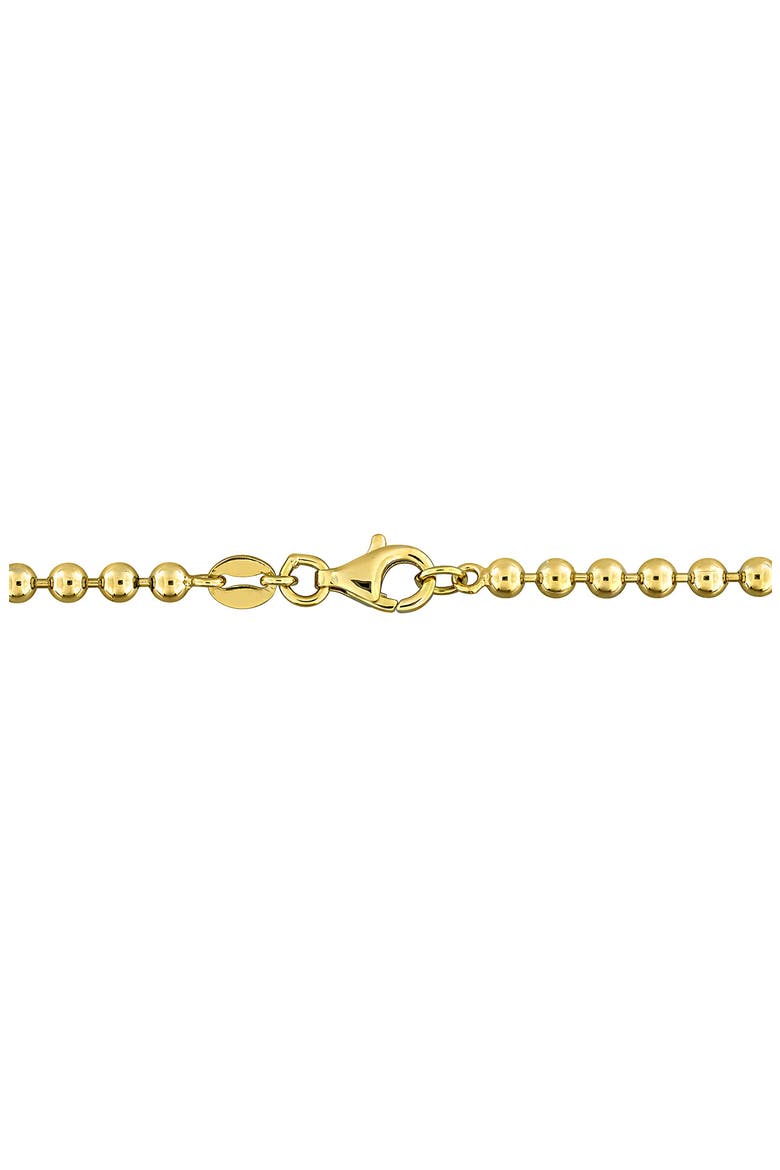 Lab Created Pink Sapphire & Lab Created White Sapphire Necklace, Alternate, color, PINK