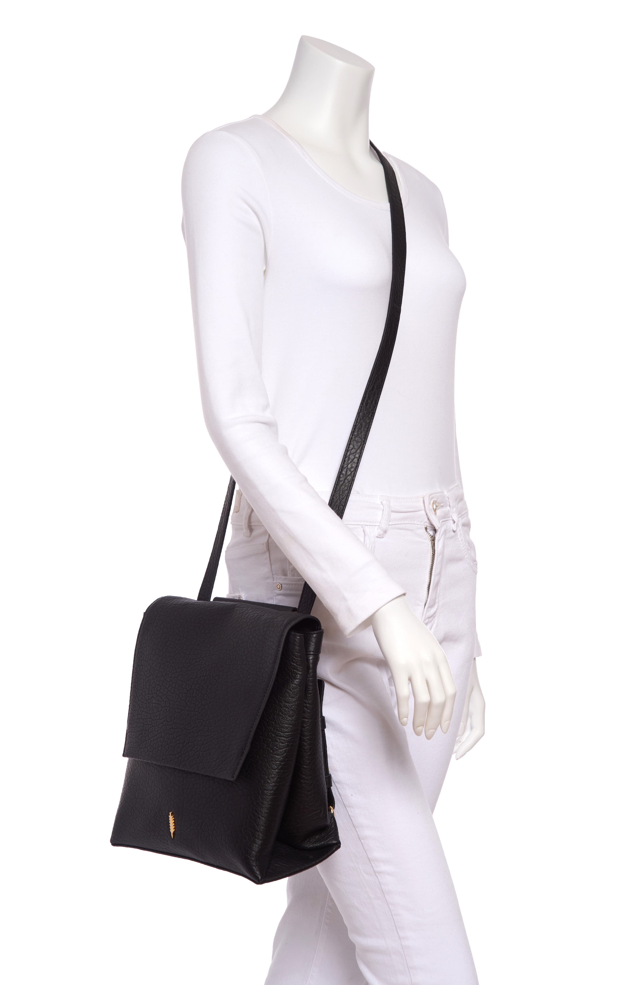 Thacker Holden Leather Convertible Backpack, Alternate, color, 