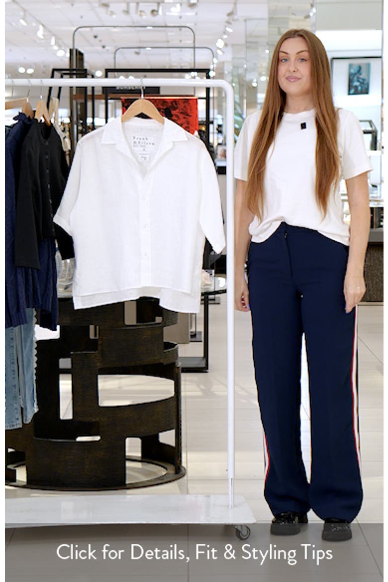 Short Sleeve Linen Button-Up Shirt video