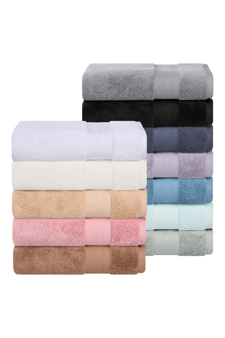 Aria 3-Piece Turkish Cotton Towel Set, Alternate, color, TAUPE