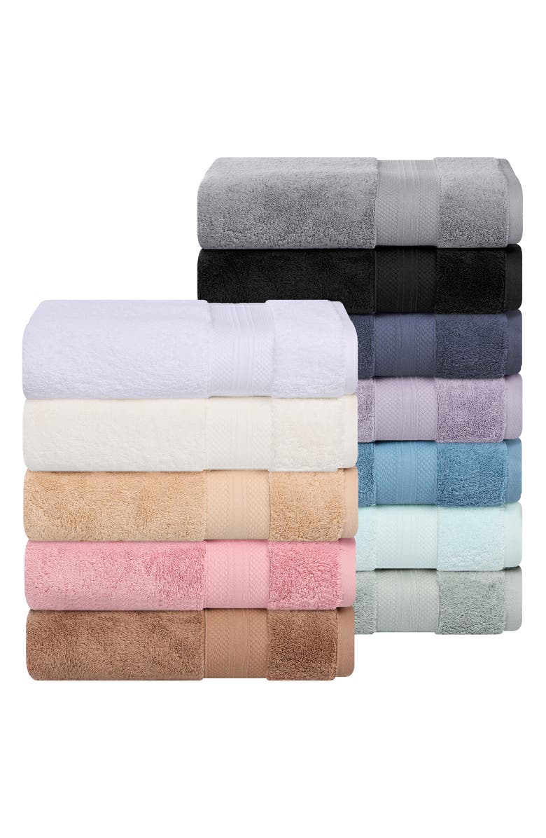 Superior Aria 3-Piece Turkish Cotton Towel Set, Alternate, color, Taupe
