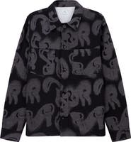 PS Paul Smith Abstract Print Casual Fit Button-Up Shirt