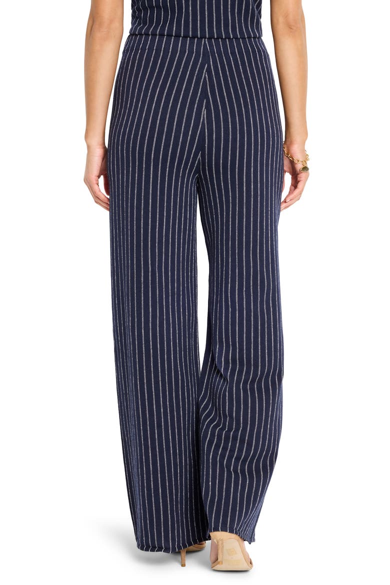 Destination Stripe Wide Leg Knit Pants, Alternate, color, INDIGO MULTI